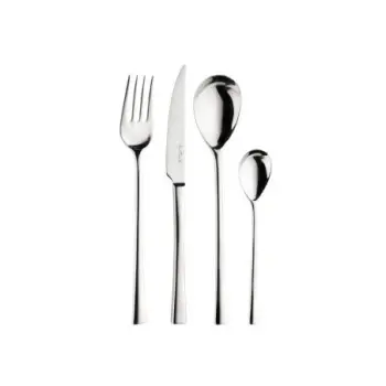 Pintinox Stainless Steel Elegant New York Pastry Fork - Set of 24