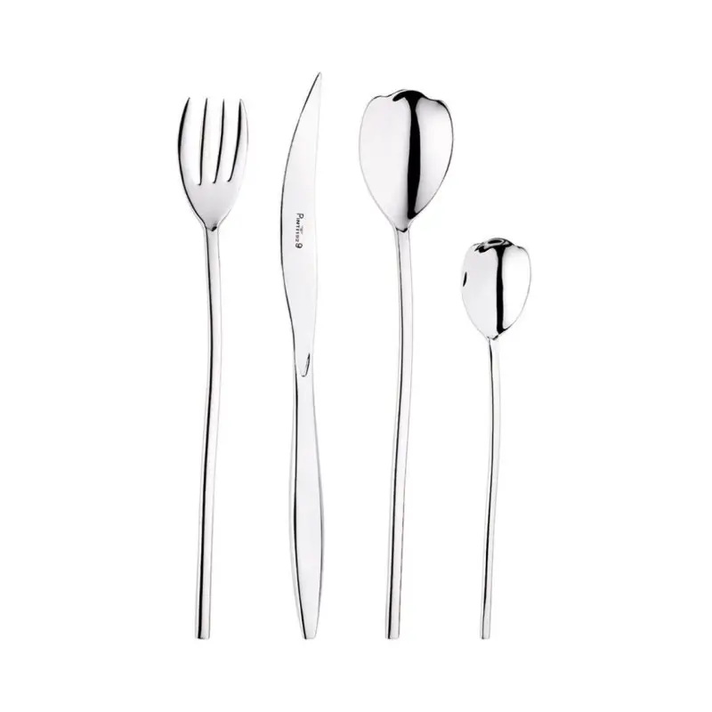 Pintinox Stainless Steel Elegant Tulipani Table Spoon - Set of 24