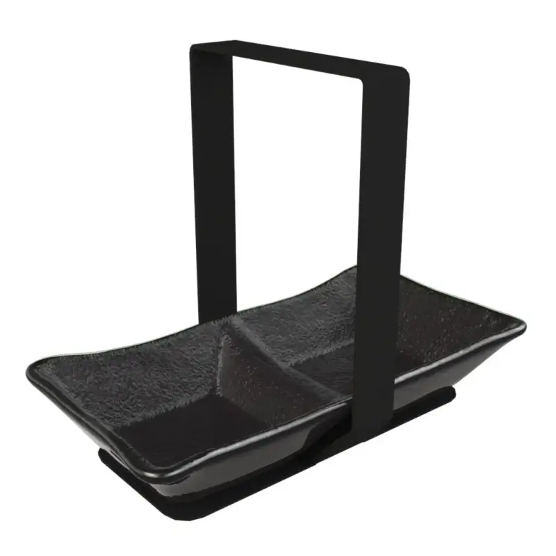 My Glass Studio Nut Bowl, Black - Set of 4 - 19.7 x 10.3 x 15.0 cm