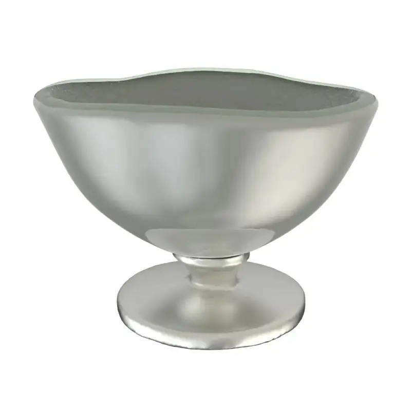 My Glass Studio Nut Bowl, Grey - Set of 10 - Dia: 10 cm, H: 7 cm