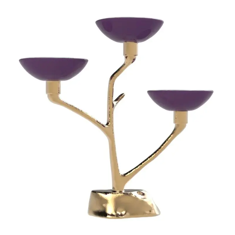 My Glass Studio Nut Bowl, Purple - Set of 4 - 37.0 x 15.0 x 34 cm - MyGlassStudio
