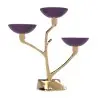My Glass Studio Nut Bowl, Purple - Set of 4 - 37.0 x 15.0 x 34 cm - MyGlassStudio