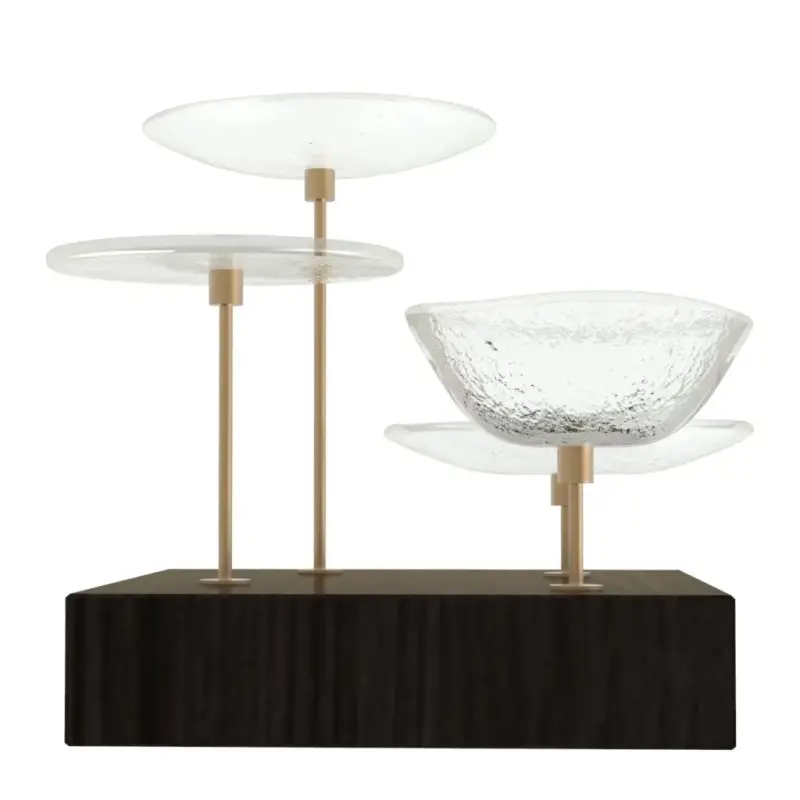 My Glass Studio Petit Fours Stand, Clear - Set of 4 - 21.5 x 21.5 x 19 cm My Glass Studio Petit Fours Stand, Clear - Set of 4 - 21.5 x 21.5 x 19 cm