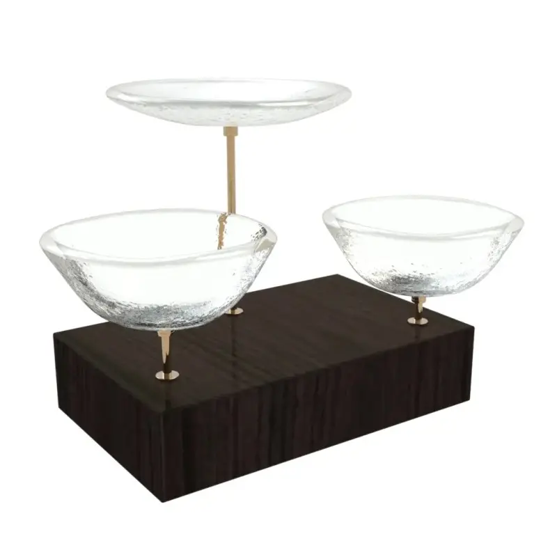 My Glass Studio Nut Bowl, Clear - Set of 4 - 17.5 x 11.0 x 15.0 cm My Glass Studio Nut Bowl, Clear - Set of 4 - 17.5 x 11.0 x 15.0 cm