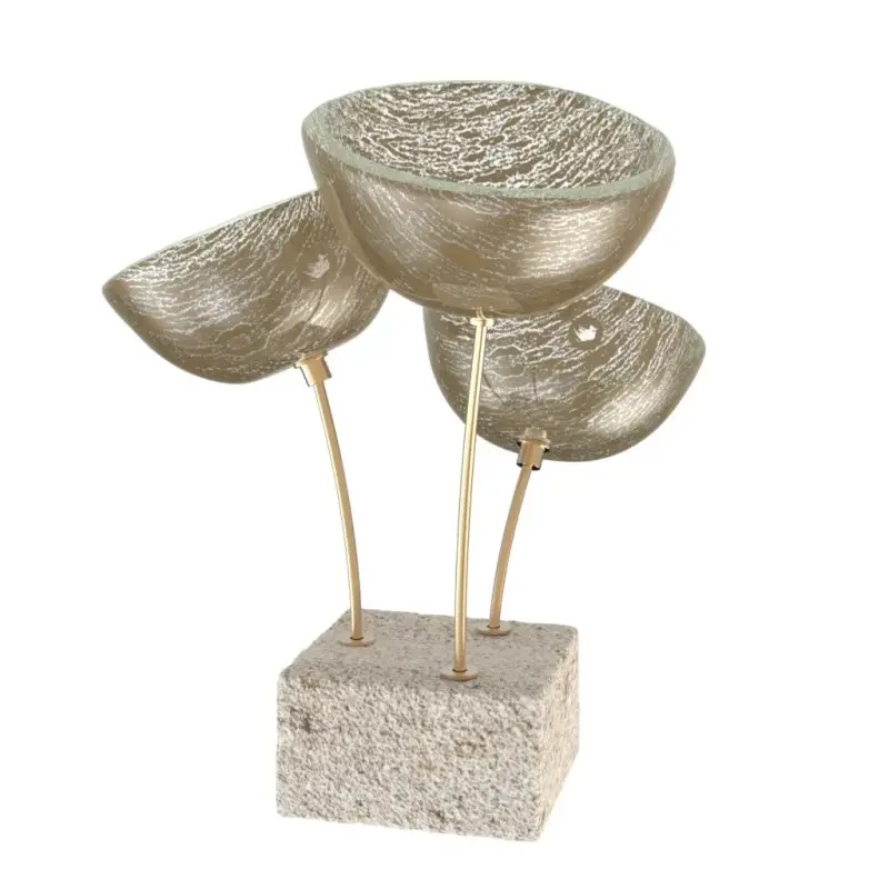 My Glass Studio Nut Bowl, Green - Set of 2 - Dia: 15 cm, H: 18 cm My Glass Studio Nut Bowl, Green - Set of 2 - Dia: 15 cm, H: 18 cm