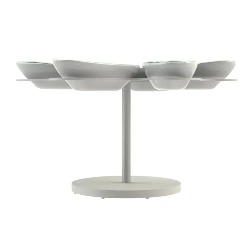 My Glass Studio Dip Bowl Set, Grey - Set of 2 - Dia: 30 cm, H: 14 cm My Glass Studio Dip Bowl Set, Grey - Set of 2 - Dia: 30 cm, H: 14 cm