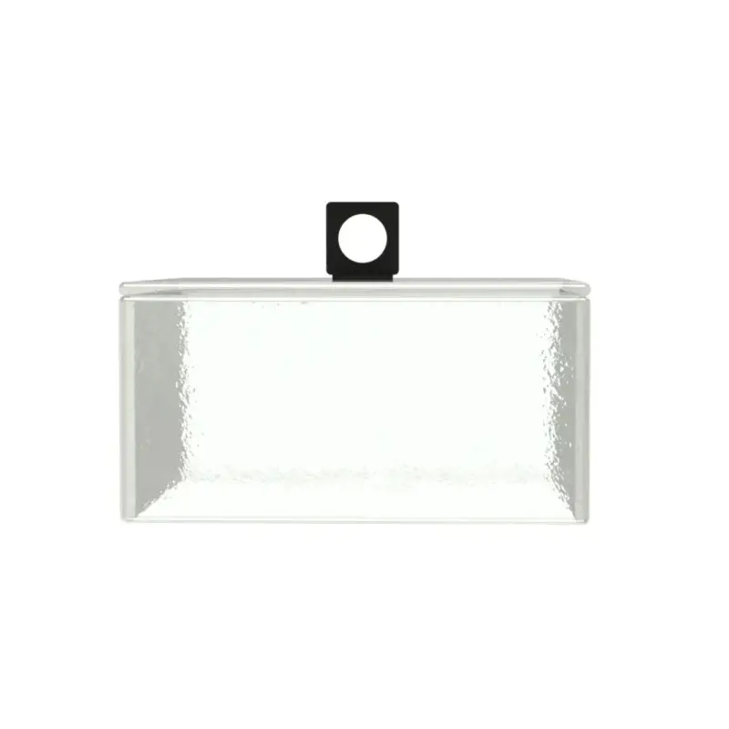 My Glass Studio Glass Food Cover, Clear - Set of 4 - 17.5 x 17.5 x 12.0 cm