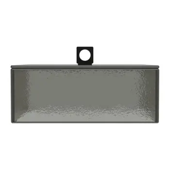 My Glass Studio Glass Food Cover, Grey - Set of 3 - 23.0 x 23.0 x 12.0 cm
