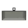 My Glass Studio Glass Food Cover, Grey - Set of 3 - 23.0 x 23.0 x 12.0 cm