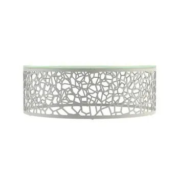 My Glass Studio Wedding Cake Stand, Grey - Set of 2 - Dia: 45 cm, H: 16 cm