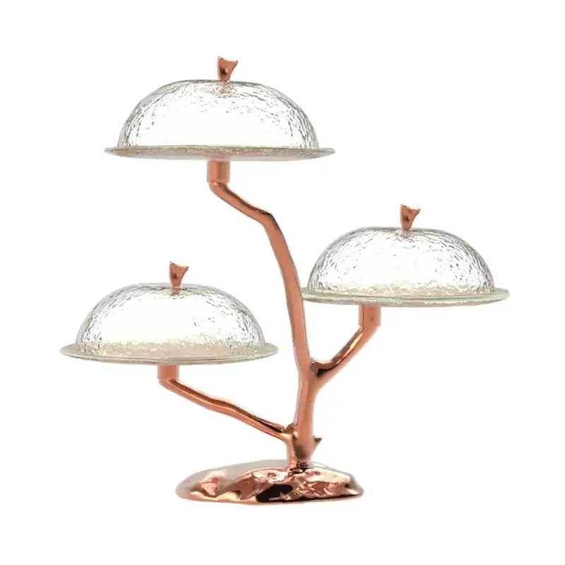 My Glass Studio Cake Stand & Dome, Copper - 48.0 x 40.0 x 48.0 cm My Glass Studio Cake Stand & Dome, Copper - 48.0 x 40.0 x 48.0 cm
