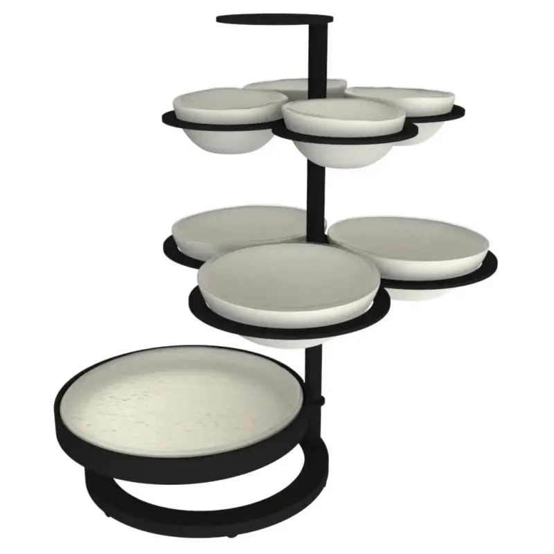 My Glass Studio Chip Dip Server, Cream - Set of 2 - 36.0 x 28.0 x 36.0 cm My Glass Studio Chip Dip Server, Cream - Set of 2 - 36.0 x 28.0 x 36.0 cm