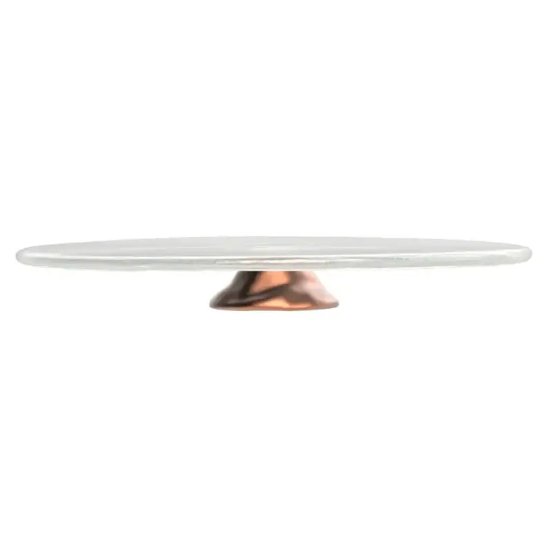 My Glass Studio Cake Stand, Clear - Set of 2 - Dia: 35 cm, H: 4 cm