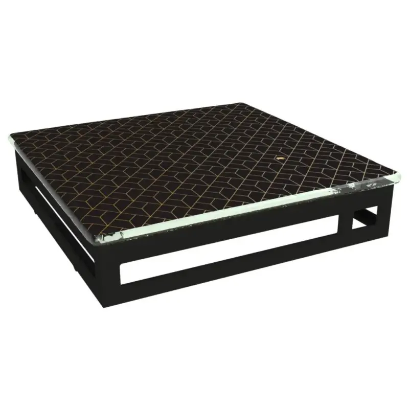 My Glass Studio Tiered Serving Platter, Black - 27.0 x 27.0 x 6 cm - MyGlassStudio