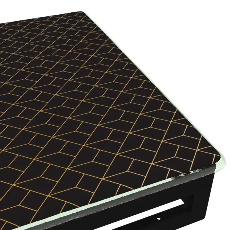 My Glass Studio Tiered Serving Platter, Black - 27.0 x 27.0 x 6 cm - MyGlassStudio