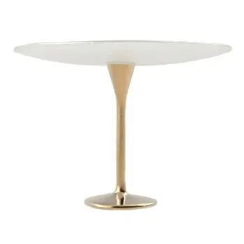 My Glass Studio Cake Stand, White - Set of 2 - Dia: 30 cm, H: 20 cm