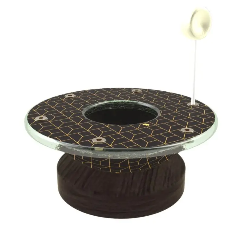 My Glass Studio Cake Pop Stand, Black - Set of 2 - Dia: 15 cm, H: 5 cm My Glass Studio Cake Pop Stand, Black - Set of 2 - Dia: 15 cm, H: 5 cm
