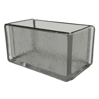 My Glass Studio Sugar Caddy, Grey - Set of 6 - 10.5 x 6.2 x 5 cm
