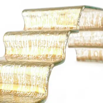 My Glass Studio Petit Fours Stand, Gold - Set of 8 - 33.0 x 9.3 x 9.0 cm