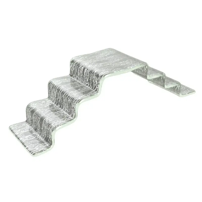My Glass Studio Petit Fours Stand, Grey - Set of 8 - 33.0 x 9.3 x 9.0 cm My Glass Studio Petit Fours Stand, Grey - Set of 8 - 33.0 x 9.3 x 9.0 cm