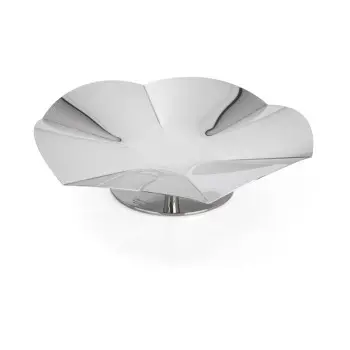 Polished 1 Level Stand (Plate Thickness 1Mm) - Dia: 43 cm H: 11 cm