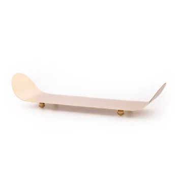 Gold Plated Centerpiece Elephant Skin - 60 x 15 cm H: 12 cm