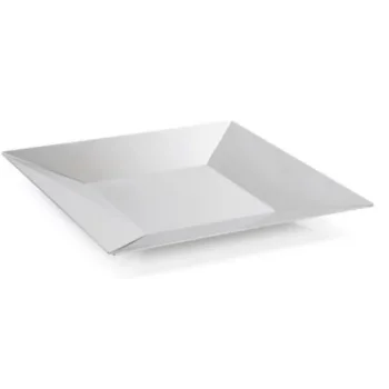 Gold Plated Tray - 39 x 39 cm H: 3.5 cm