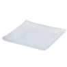 Splendido Collection Square Plate White - 3.75 in Dia x 0.59 in H