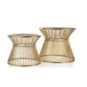 Stockholm Collection Riser Large Gold - 10 in Dia x 8 in H
