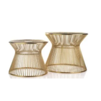 Stockholm Collection Riser Small Gold - 10 in Dia x 8 in H