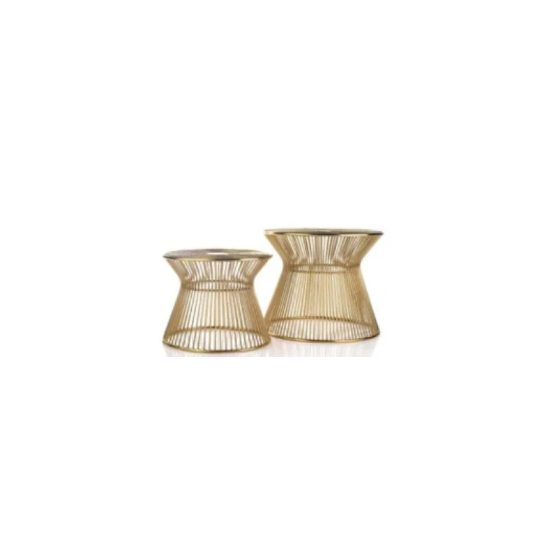 Stockholm Collection Riser Small Gold - 10 in Dia x 8 in H