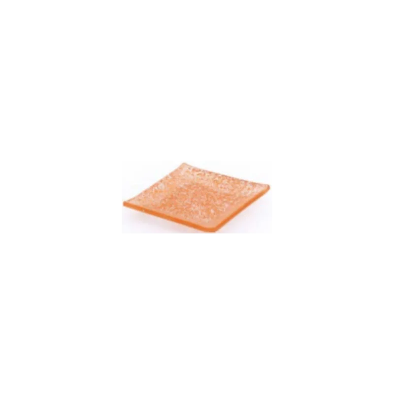 Splendido Collection Square Plate Orange - 3.75 in Dia x 0.59 in H Splendido Collection Square Plate Orange - 3.75 in Dia x 0.59 in H