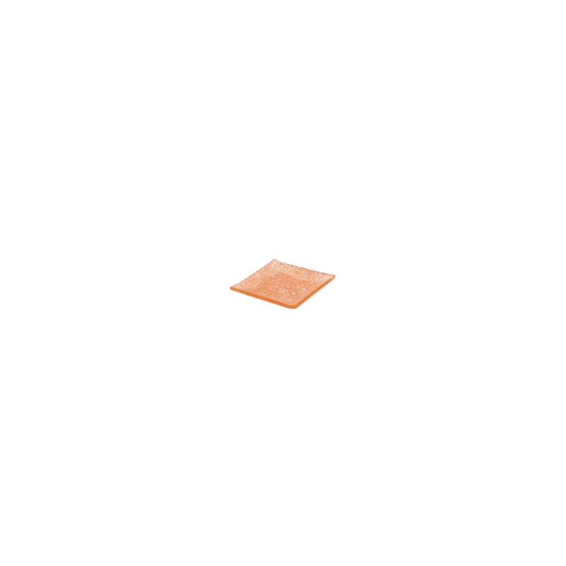 Splendido Collection Square Plate Orange - 3.75 in Dia x 0.59 in H Splendido Collection Square Plate Orange - 3.75 in Dia x 0.59 in H