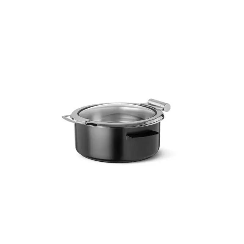 Cosmo Black Induction Chafing Dish 192.0 Oz (L:12.992'' x W:12.992'') Cosmo Black Induction Chafing Dish 192.0 Oz (L:12.992'' x W:12.992'')