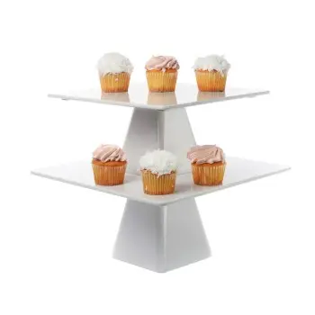 Pia Collection Cake Stand - 14.75 in L x 14.75 in W x 7 in - Set of 4