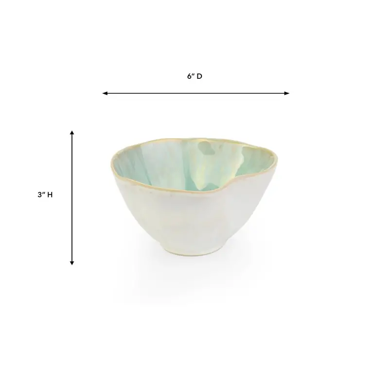 Perla Collection Bowl - 10 in Dia x 1.3 in H