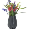 Oslo Collection Grey Tall Vase - 7 in L x 7 in W x 10.5 in H