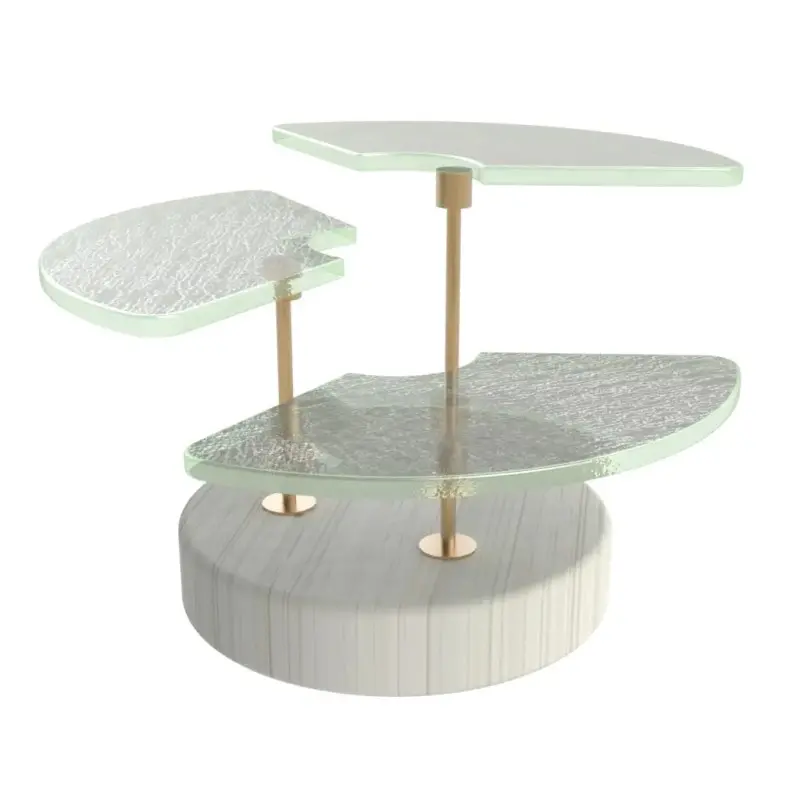 My Glass Studio Petit Fours Stand, Grey - Set of 4 - Dia: 18 cm, H: 12 cm My Glass Studio Petit Fours Stand, Grey - Set of 4 - Dia: 18 cm, H: 12 cm
