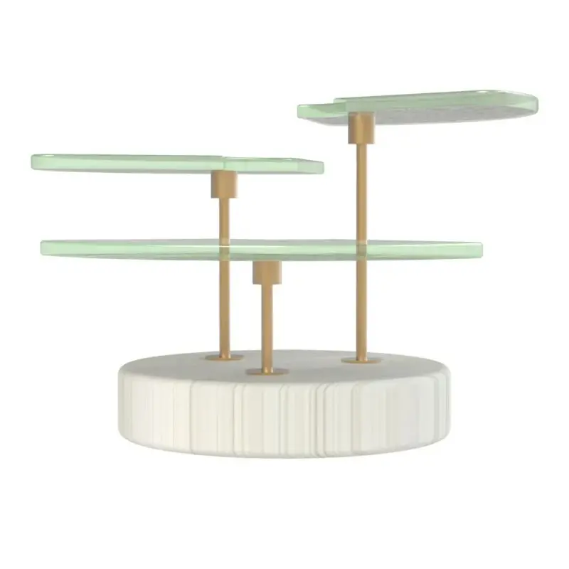 My Glass Studio Petit Fours Stand, Grey - Set of 4 - Dia: 18 cm, H: 12 cm My Glass Studio Petit Fours Stand, Grey - Set of 4 - Dia: 18 cm, H: 12 cm