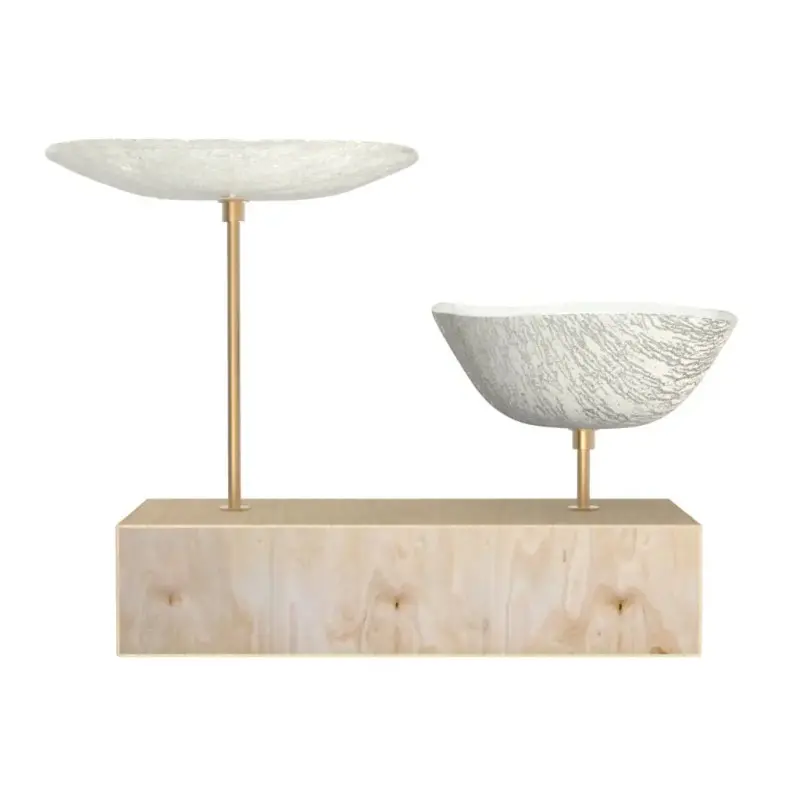 My Glass Studio Nut Bowl, Cream - Set of 4 - 17.5 x 8.0 x 15.0 cm My Glass Studio Nut Bowl, Cream - Set of 4 - 17.5 x 8.0 x 15.0 cm
