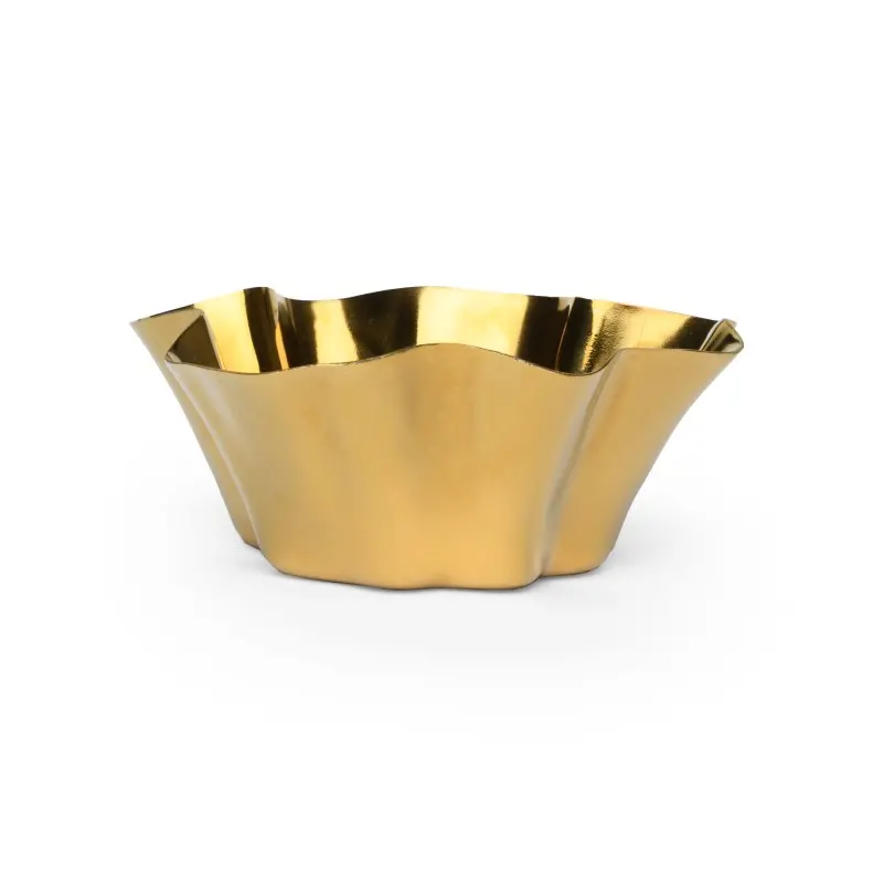 Montenegro Collection Bowl Medium Gold - 5.1 in Dia x 2 in H Montenegro Collection Bowl Medium Gold - 5.1 in Dia x 2 in H