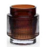 Monda Collection Votive Amber - 3.31 in Dia x 3.31 in H - Set of 24