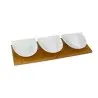 Mona Collection Snack Set - 14.4 in L x 1.6 in W x 5.3 in H - Set of 4