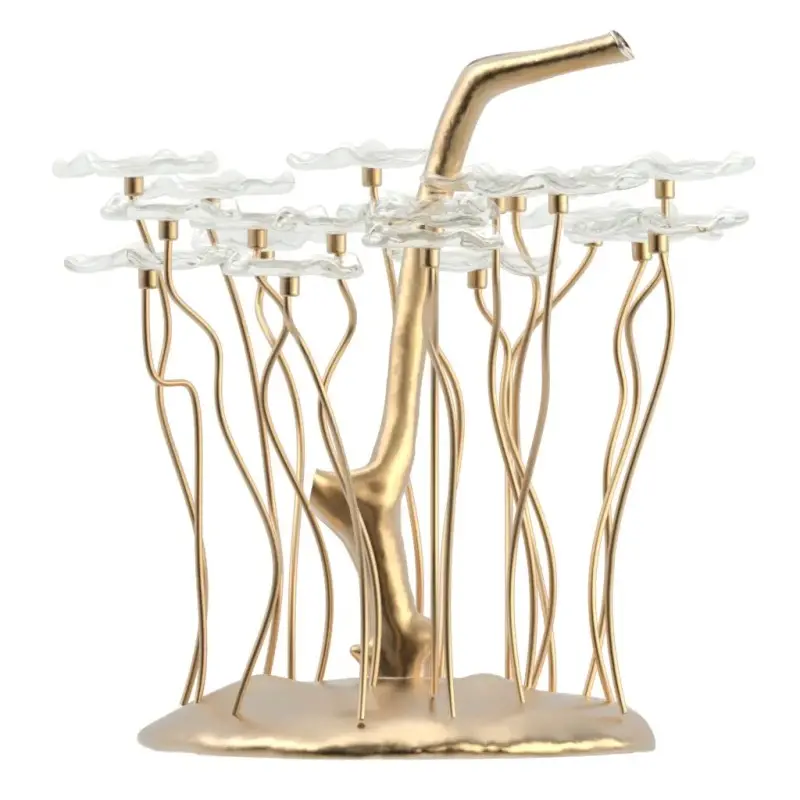 My Glass Studio Petit Fours Stand, Clear - Dia: 25 cm, H: 35 cm