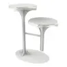 My Glass Studio Petit Fours Stand, White - Set of 2 - 23.6 x 13.9 x 25.2 cm