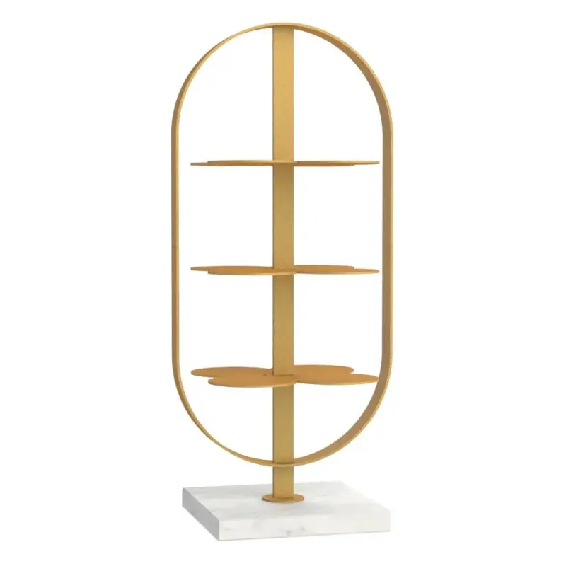 My Glass Studio Petit Fours Stand, Gold - Set of 3 - 9.8 x 12.8 x 28 cm My Glass Studio Petit Fours Stand, Gold - Set of 3 - 9.8 x 12.8 x 28 cm