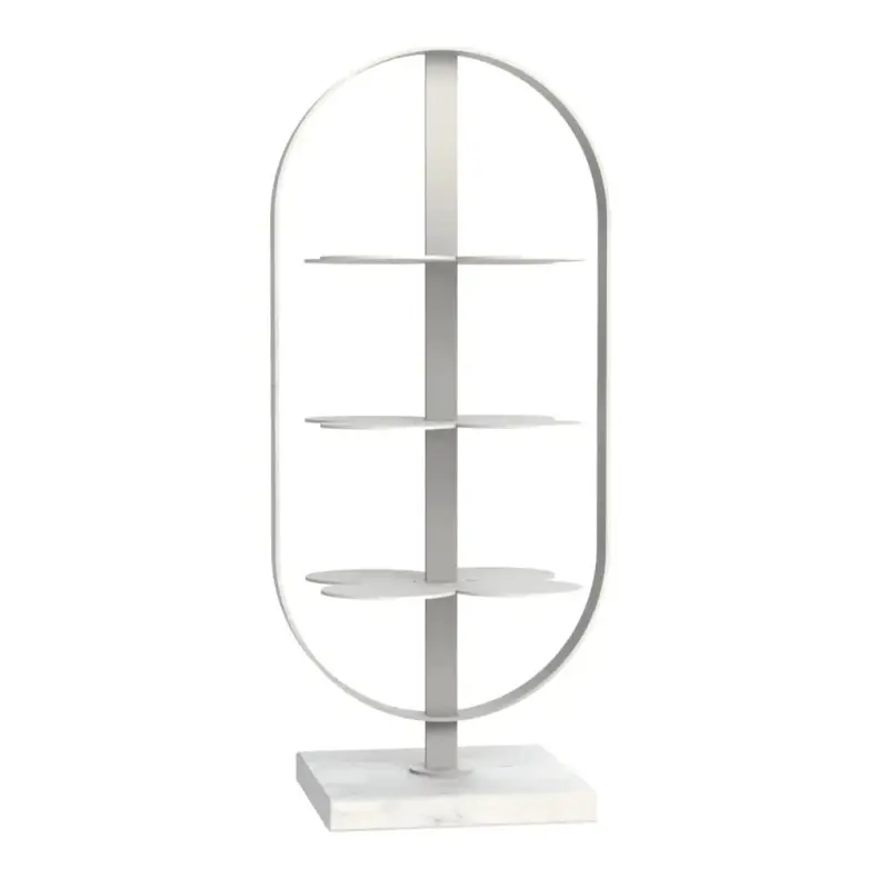 My Glass Studio Petit Fours Stand, White - Set of 3 - 9.8 x 12.8 x 28 cm