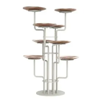 My Glass Studio Petit Fours Stand, Copper - Dia: 26 cm, H: 34 cm