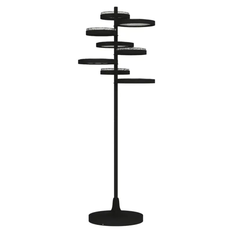 My Glass Studio Floor Tea Stand, Grey - Dia: 43 cm, H: 120 cm My Glass Studio Floor Tea Stand, Grey - Dia: 43 cm, H: 120 cm