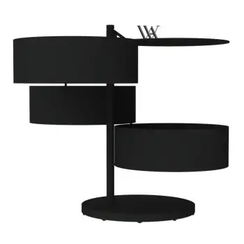 My Glass Studio Revolving Tea Stand, Black - 26.0 x 20.5 x 31 cm